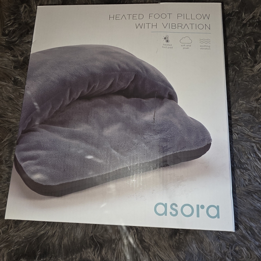 Asora Heated Foot Pillow with Vibration